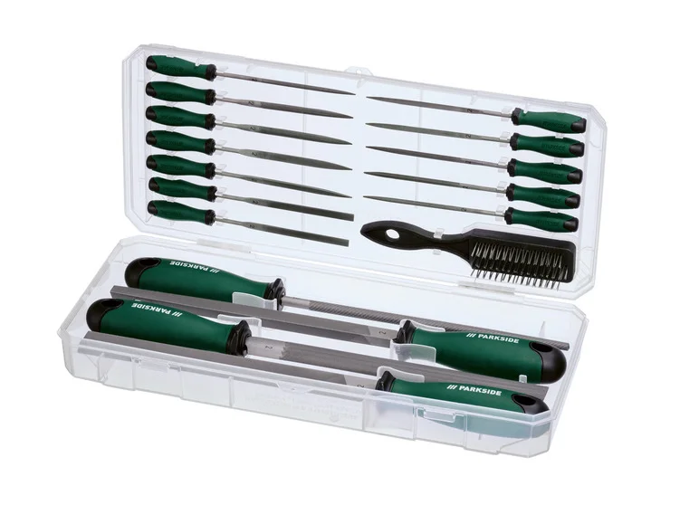 PARKSIDE® Set de limes d'atelier. 17 pièces