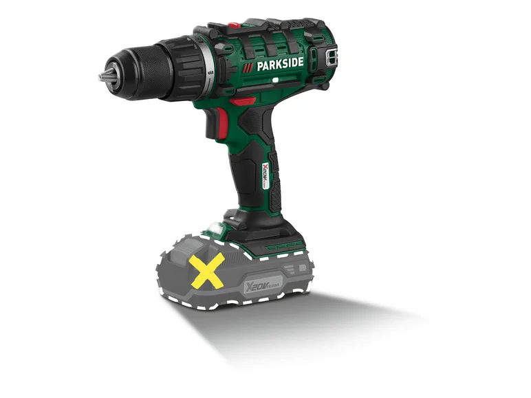 PARKSIDE® Perceuse-visseuse sans fil PABS 20 Li H9. 20 V