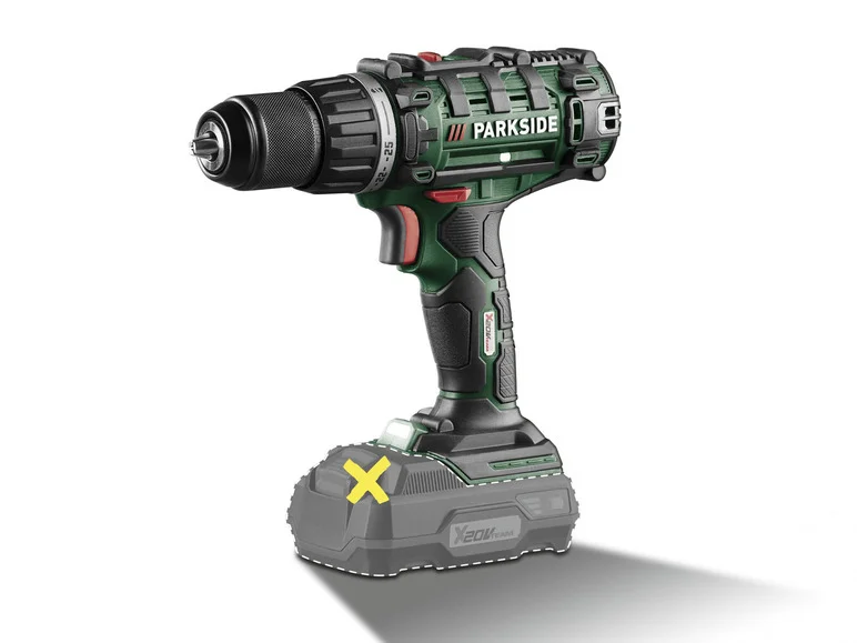 PARKSIDE® Perceuse-visseuse sans fil PABS 20-Li G8. 20 V